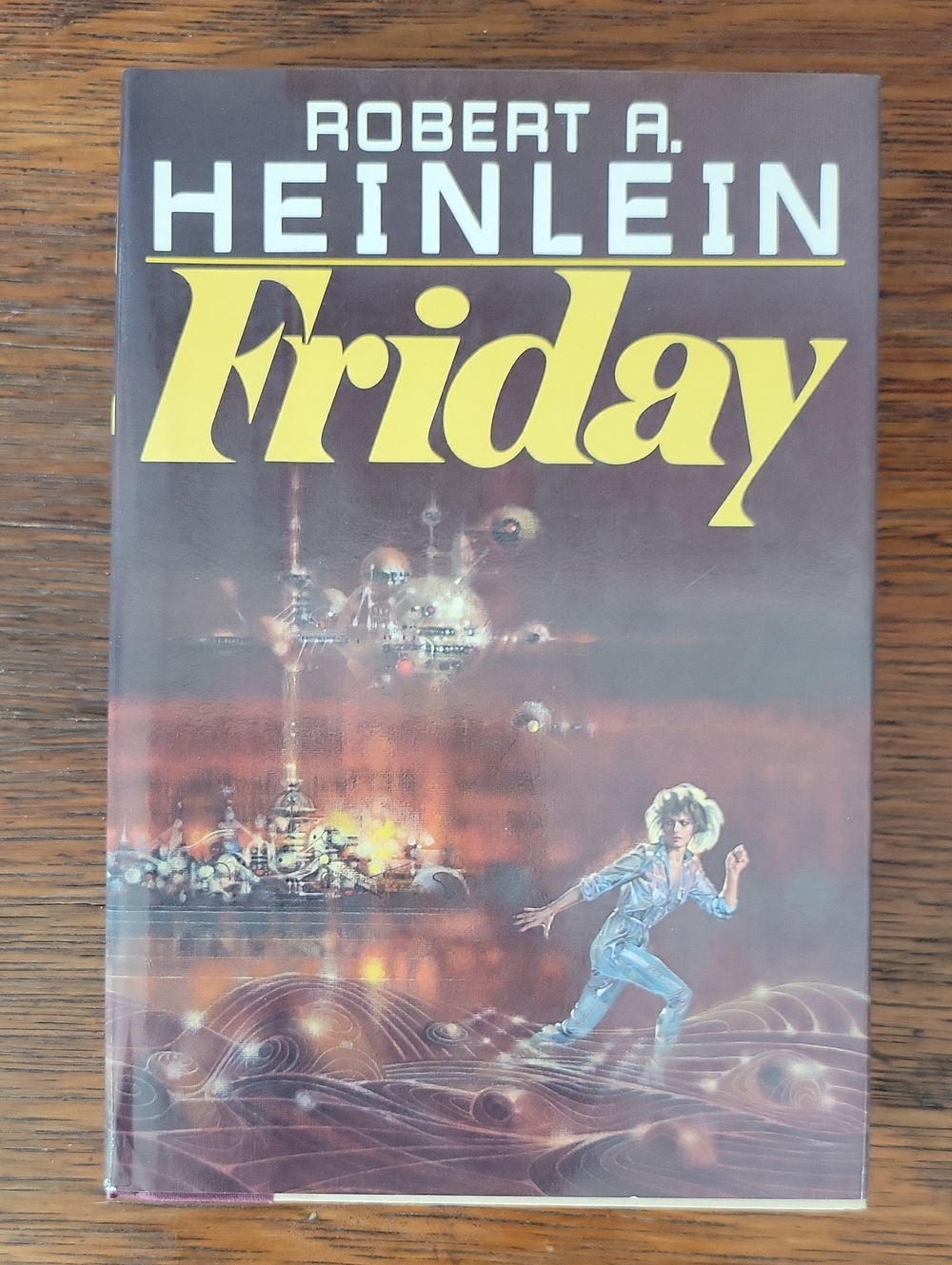 1982 1st Edition "Friday" Hardcover Book By Robert A. Heinlein